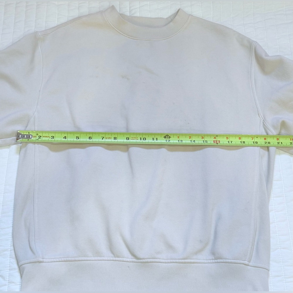 Athleta Cream Crewneck Sweatshirt XS - Picture 4 of 9